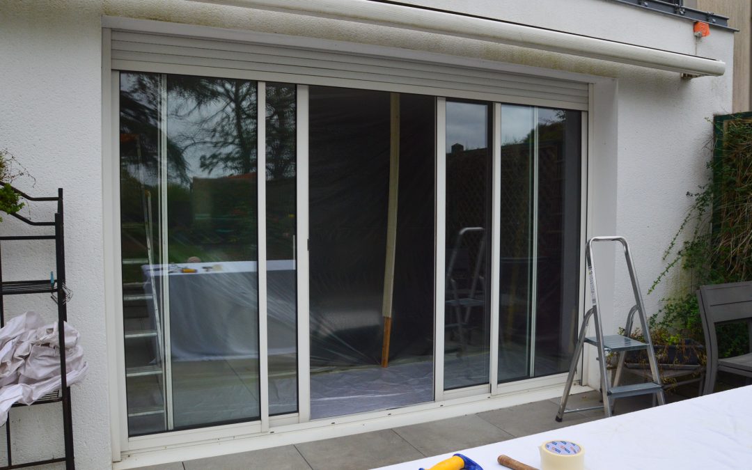 Rénovation d&rsquo;une baie coulissante 4 vantaux à Bouguenais
