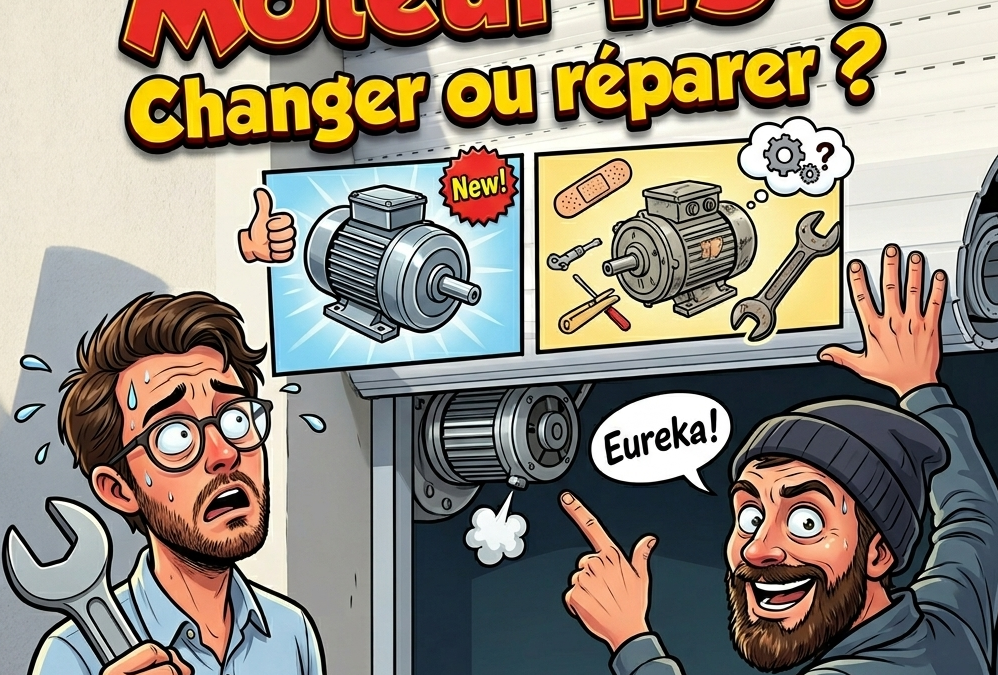 Moteur de volet roulant en panne : faut-il le réparer ou le remplacer ?