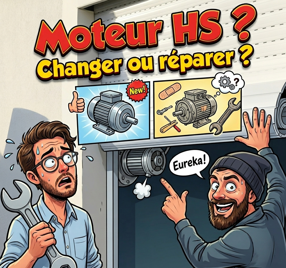moteur de volet roulant hs : changer ou remplacer ?