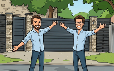 Portail aluminium coulissant